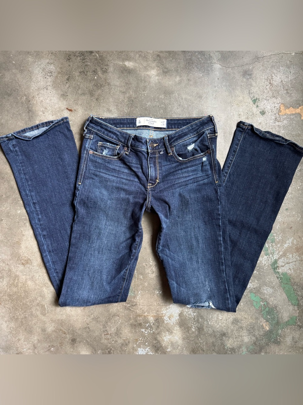 Abercrombie & Fitch Low rise bootcut jeans